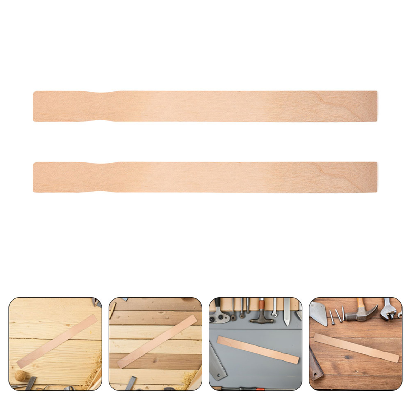 Resin Crafts Diy - 15 Stück Farbrührstäbe aus poliertem Holz,