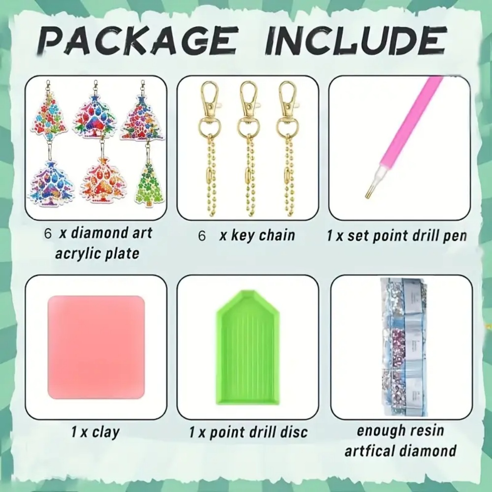 6-teiliges Set DIY Diamant-Mal – Resin Craft For Beginners Bewertung und Preis