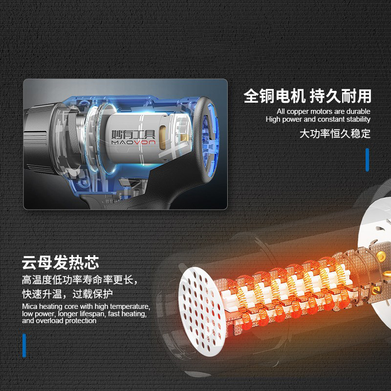 Lithium-Akku-Heißluftpistole,  – Heat Gun Small Bewertung und Preis