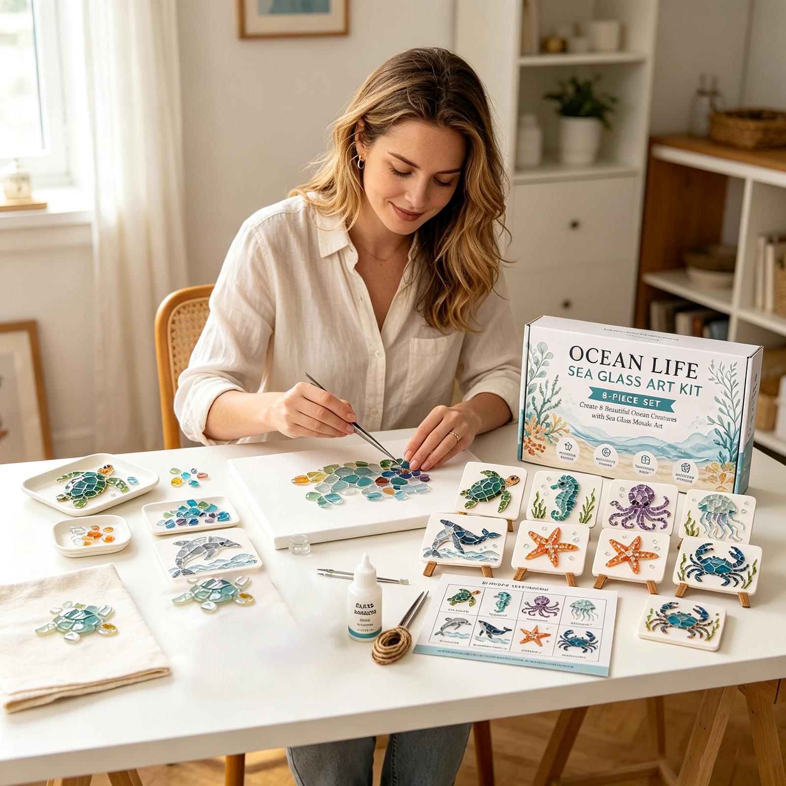 Glasbruch-Kunstset, handgemach – Resin Craft For Beginners Bewertung und Preis