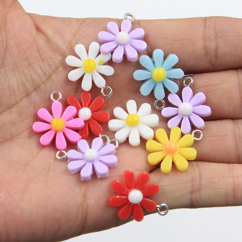 30 stücke charms blume sonnenb – Flower Preservation Resin Bewertung und Preis