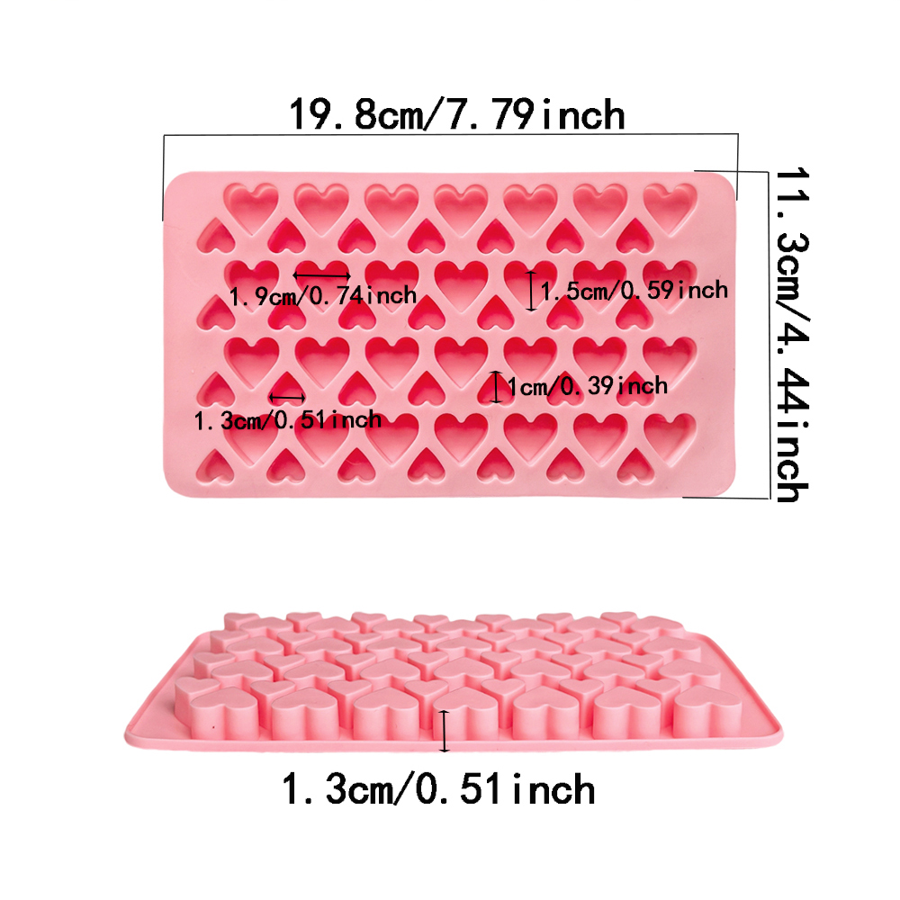 Herzförmige Schokoladen-Siliko – Silicone Mold Tray Bewertung und Preis