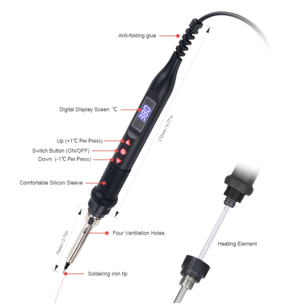 JCD 750W Micro Wärme Pistole R – Heat Gun Small Bewertung und Preis
