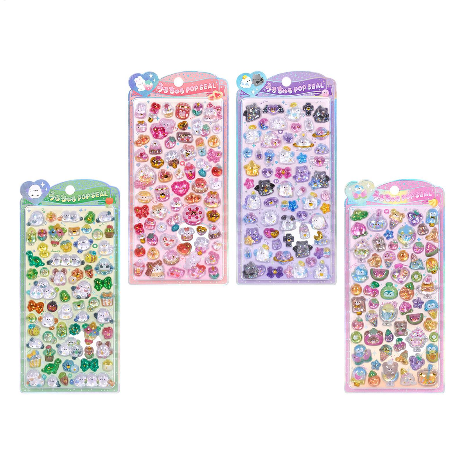 Süße Aufkleber Pack 3D Glitter – Resin Glitter Pack Bewertung und Preis