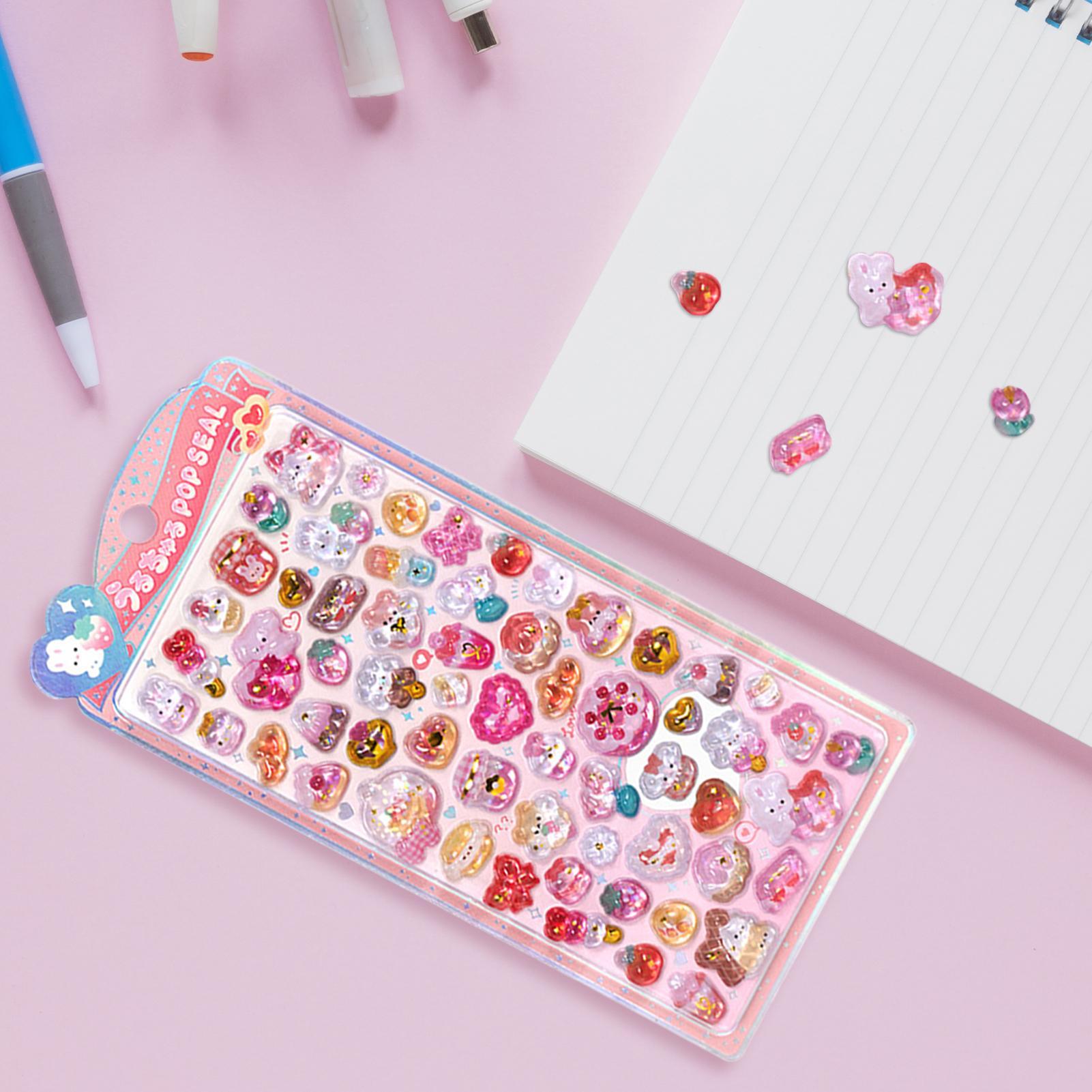 Süße Aufkleber Pack 3D Glitter – Resin Glitter Pack Bewertung und Preis