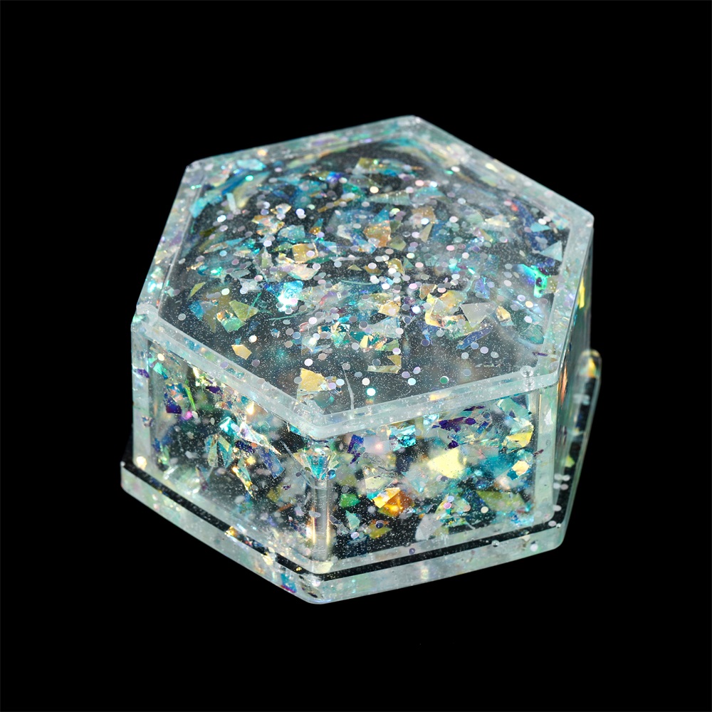 10g Unregelmäßigen Shiny AB Sp – Gold Foil Flakes Bewertung und Preis