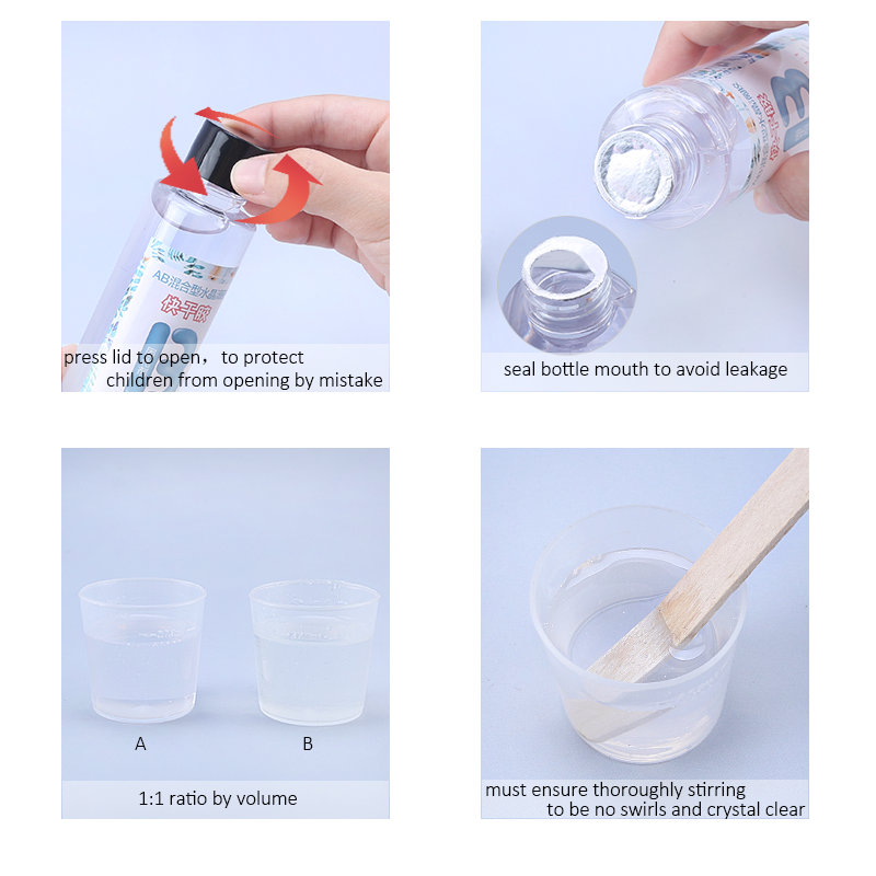1:1 klares Epoxidharz, kristal – Mixing Cup Silicone Bewertung und Preis