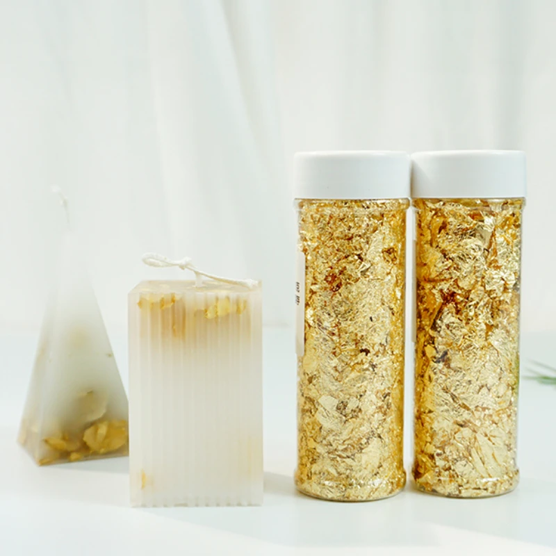 Kreative Handgemachte Kerze, D – Gold Foil Flakes Bewertung und Preis
