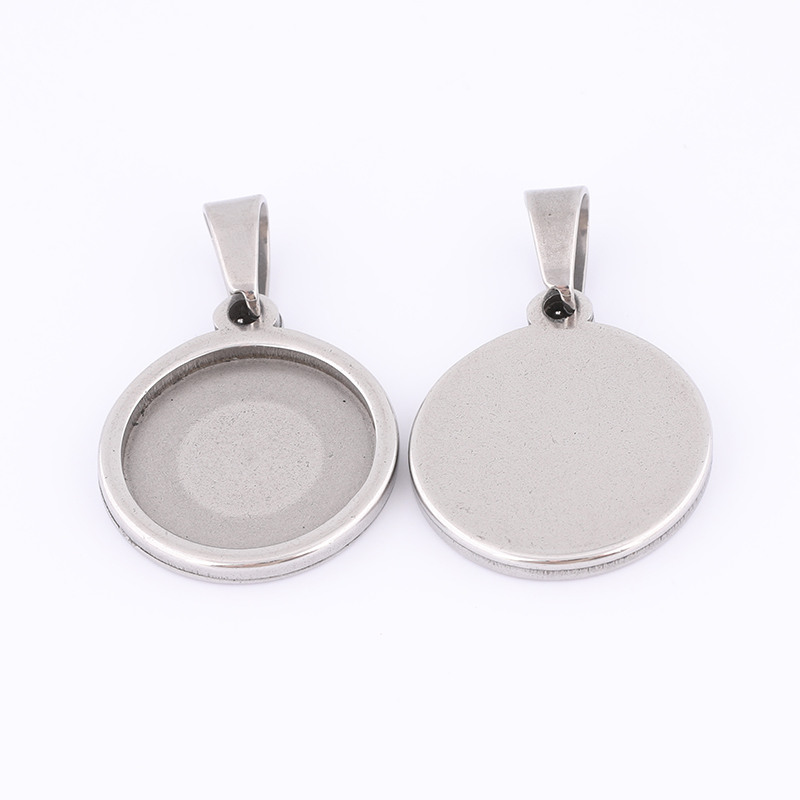 10 Stück 15 mm runde Cabochon- – Bezels Set Pendant Bewertung und Preis